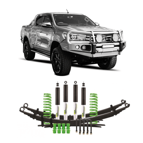 N80 Hilux Lift Kit 50mm | Ironman Foam Cell - Suspension 4x4