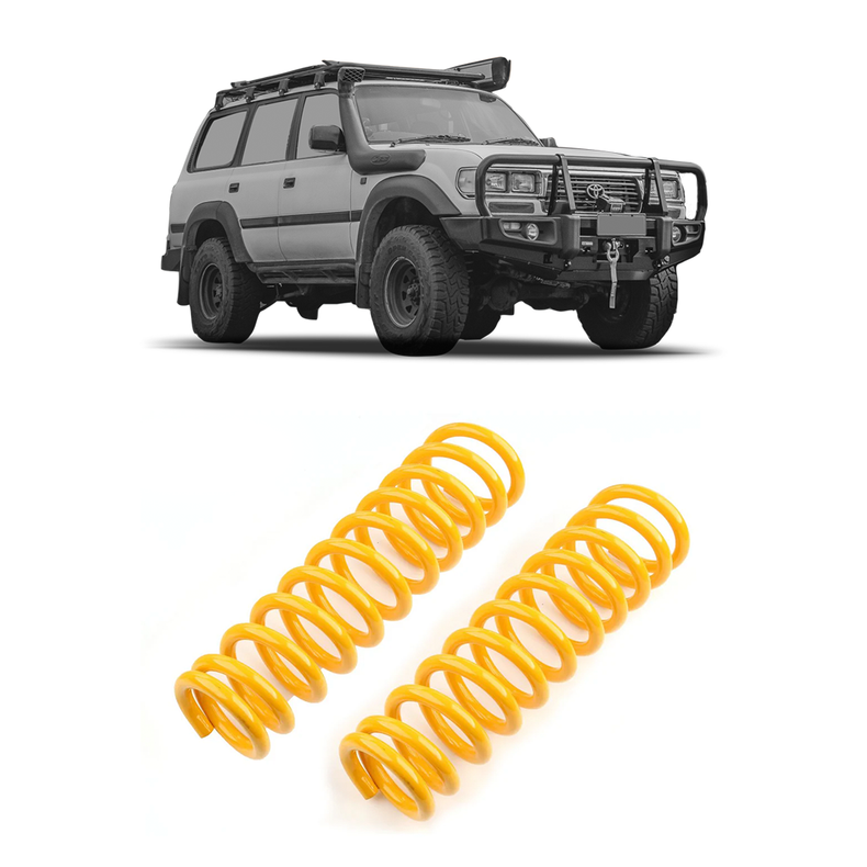 80 Series Front Suspension Kings Coil Springs (Pair) - Suits 80 Series Landcruiser