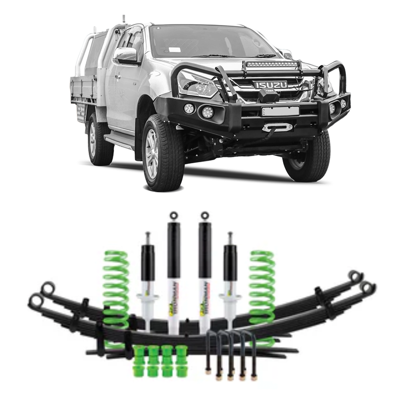 DMAX Lift Kit 2012 - 2010 50mm | Ironman Nitro Gas