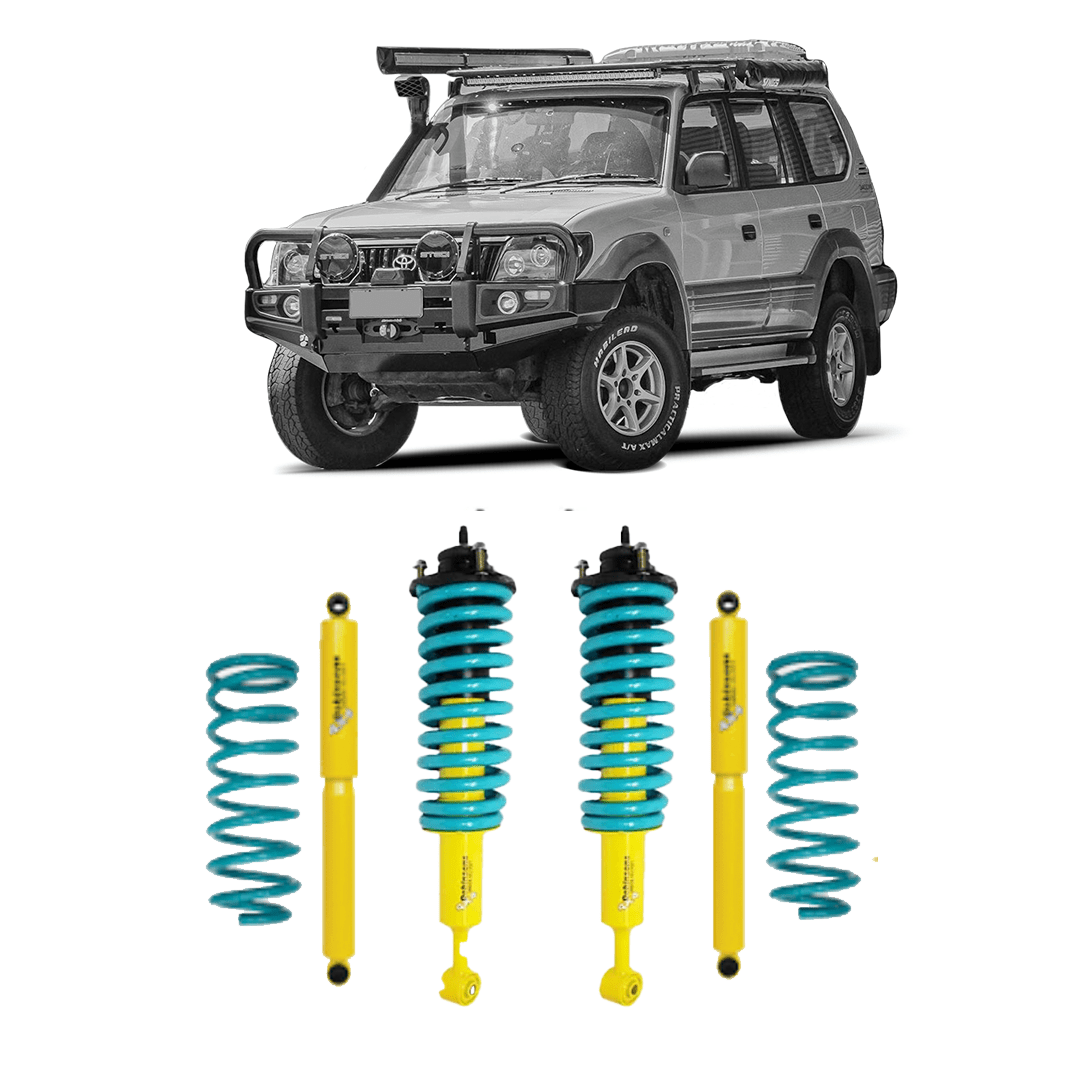 90 series Prado lift kit 2 Inch | Dobinsons Twin Tube Nitro Gas - Suspension 4x4