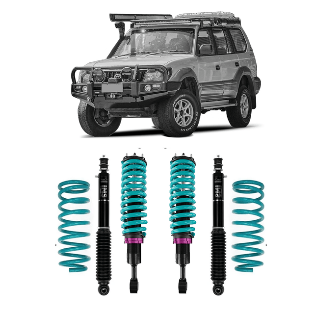 90 series prado lift kit 45-60mm | Dobinsons IMS Monotube IFP - Suspension 4x4