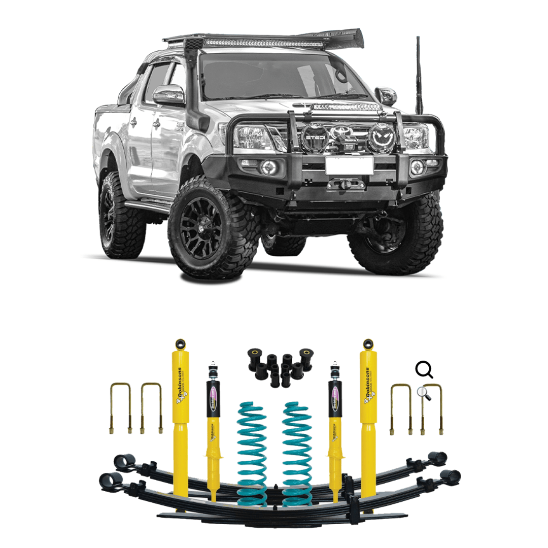 Hilux N70 Lift Kit 50mm | Dobinsons Twin Tube Nitro Gas - Suspension 4x4