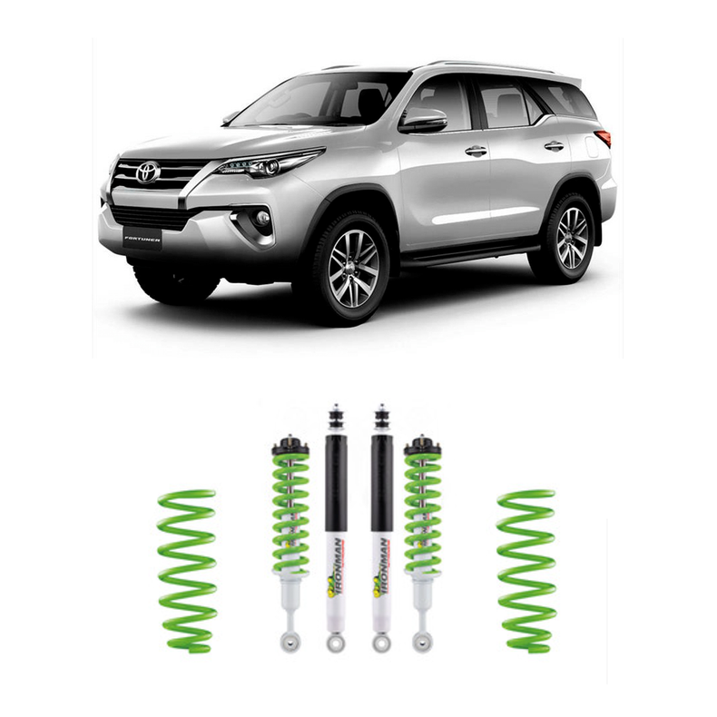 Fortuner 2015+ Suspension Kit 50mm Lift | Ironman Nitro Gas