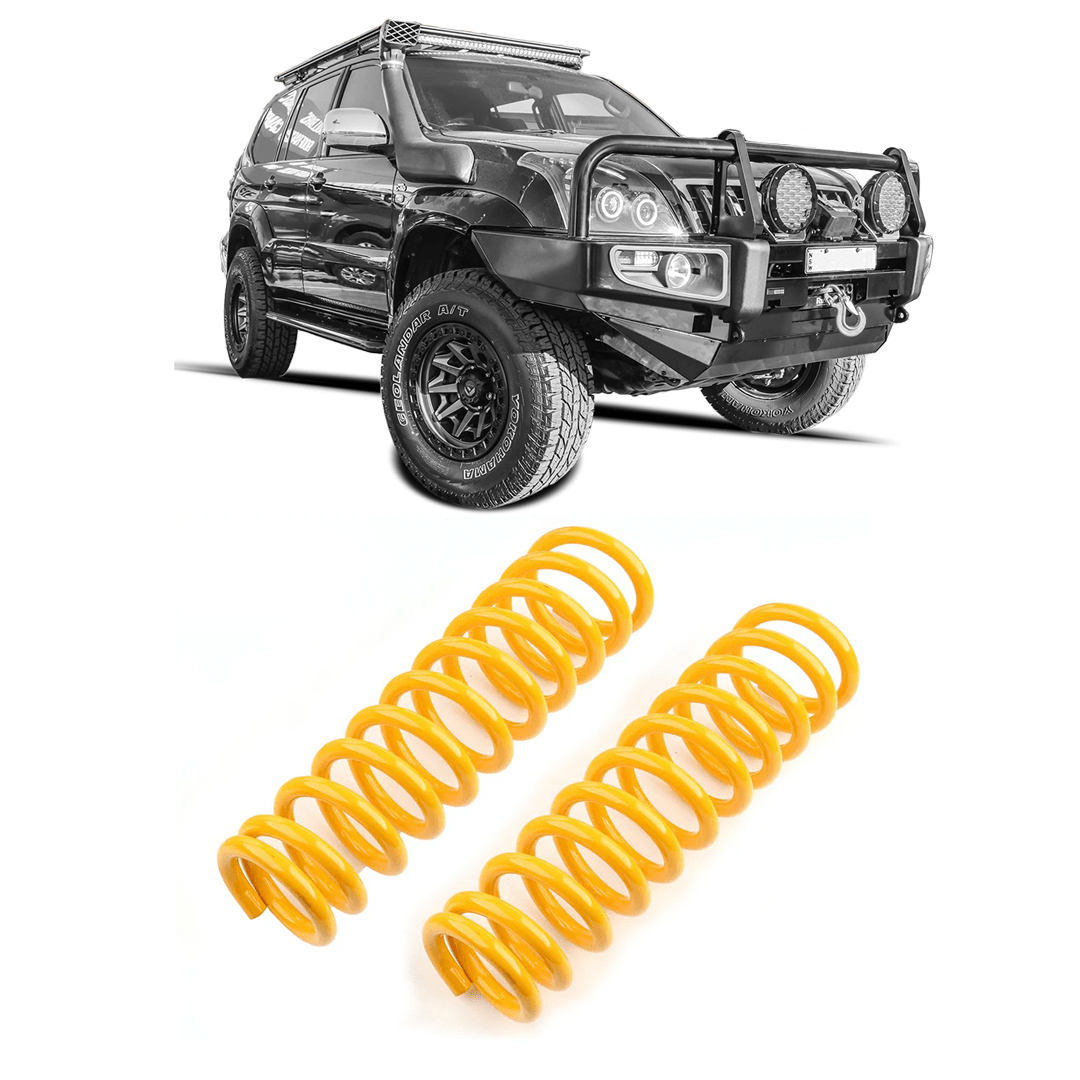 Prado 120 Front Suspension Kings Coil Springs (Pair) - Suits Prado 120 Series - Suspension 4x4