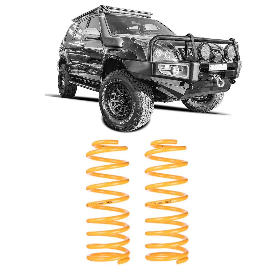 Prado 120 Rear Suspension Kings Coil Springs (Pair) - Suits Prado 120 Series - Suspension 4x4