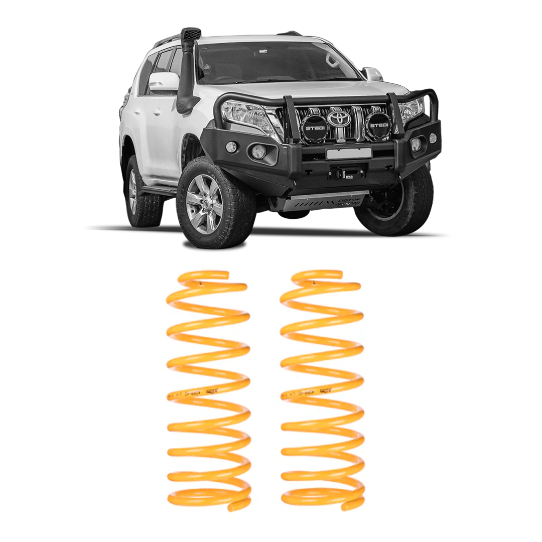 Prado 150 Rear Suspension Kings Coil Springs (Pair) - Suits Prado 150 - Suspension 4x4