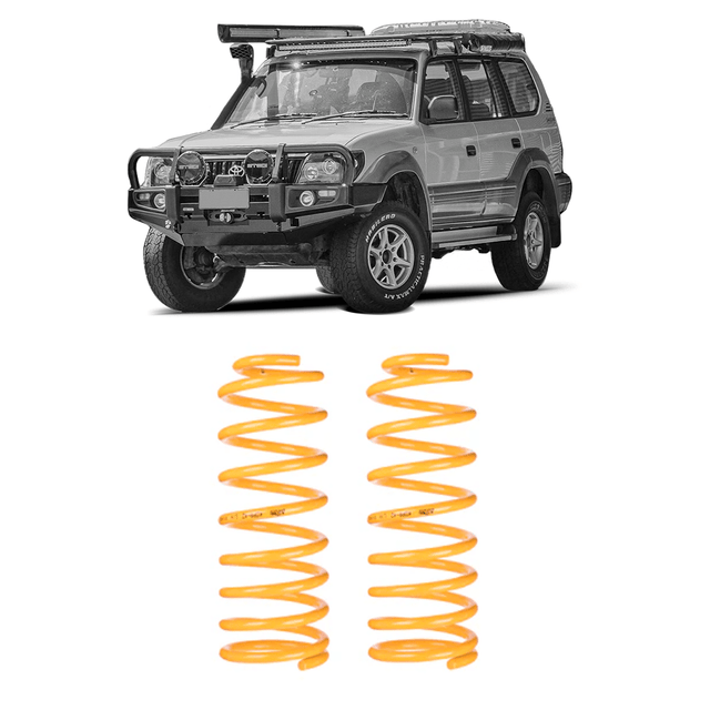 Prado 90 Rear Suspension Kings Coil Springs (Pair) - Suits Prado 90 Series - Suspension 4x4