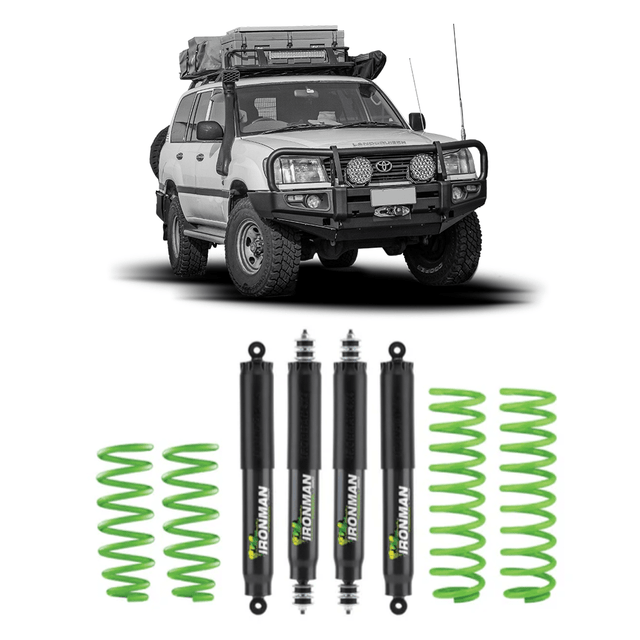 105 Series Landcruiser Lift Kit 2 inch | Ironman Foam Cell Pro - Suspension 4x4