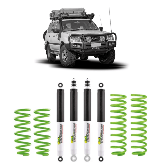 105 Series Landcruiser Lift Kit 2 inch  | Ironman Nitro Gas - Suspension 4x4