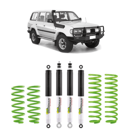 80 Series lift kit 2 inch | Ironman Nitro Gas - Suspension 4x4