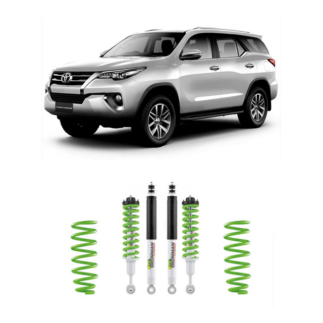 Fortuner 2015+ Suspension Kit 50mm Lift | Ironman Nitro Gas - Suspension 4x4