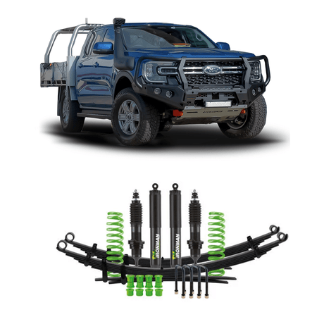 Next Gen Ford Ranger Lift Kit 40-70mm | Ironman Foam Cell Pro - Suspension 4x4