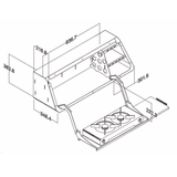 Canopy Kitchen Storage Unit - Suits Tub Canopy - Suspension 4x4