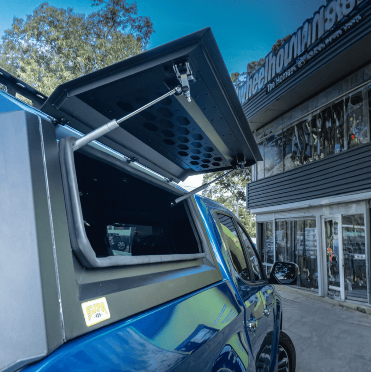 Triton Canopy - Suits MQ & MR | Tub Canopy | Roof Rack Supports | Pop up Doors - Suspension 4x4